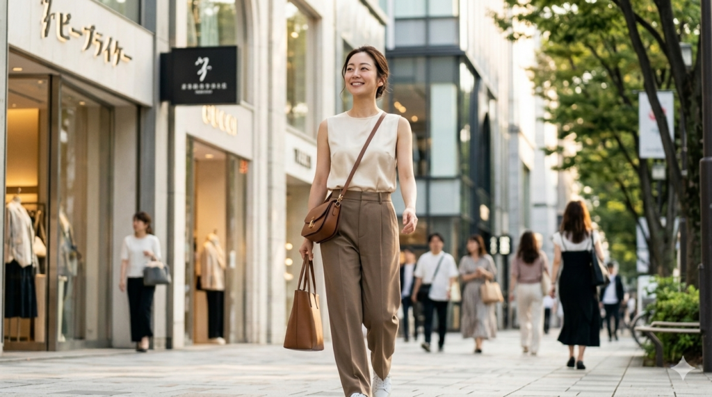 女性が脱毛をして自信に満ち溢れたイメージ画像